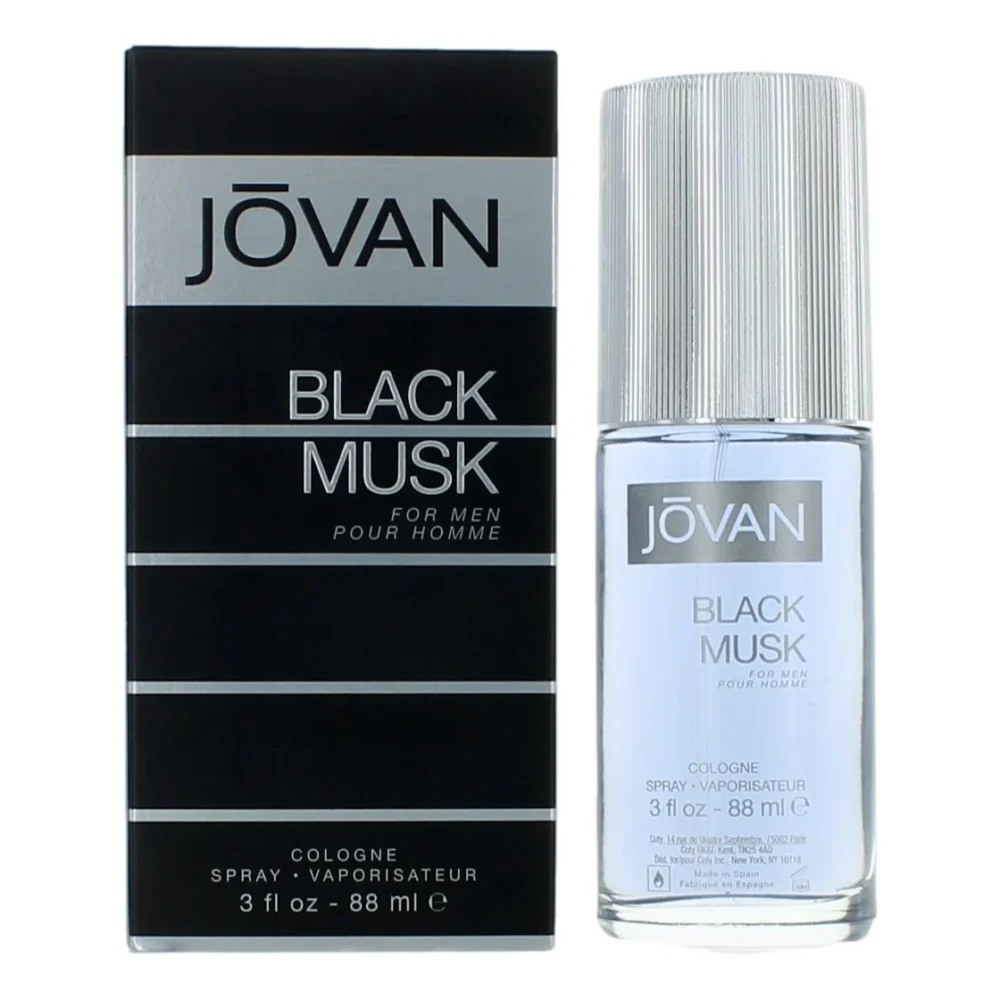 Jovan Black Musk Cologne By Jovan for Men 3 oz - Image 2